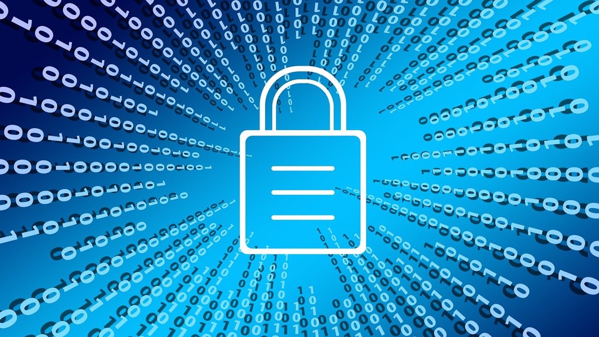 Cadeado com números binários atrás